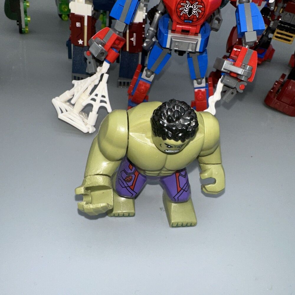 Lego Marvel Mech Lot Of 7 W/ Minifigs 76115/76107/76140/76031/76077/76059/760141 - Picture 4 of 9
